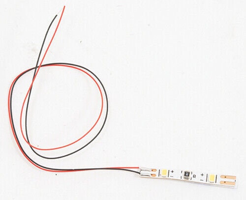 Dollhouse Miniature LED Pure White Ribbon 1 Inch 6 Pack