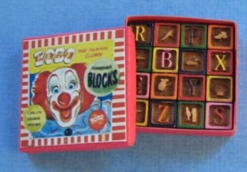 Dollhouse Miniature Boxed Blocks Kit