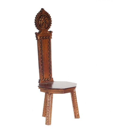 Platinum Collection- Dollhouse Miniature Sgabello Chair - Italy / 1489