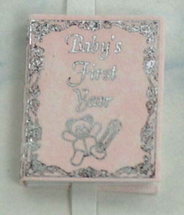 Baby Book Pink Miniature Book