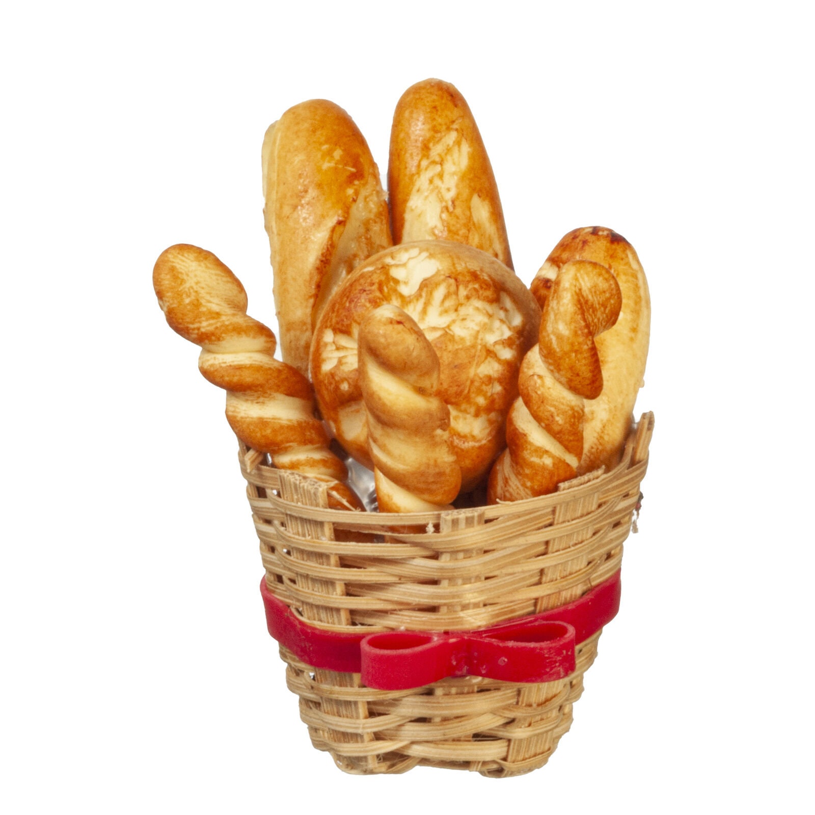 Dollhouse Miniature Bakery in a Basket