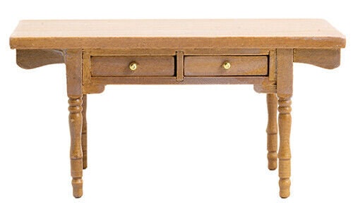 Dollhouse Miniature Vermont Table, Driftwood