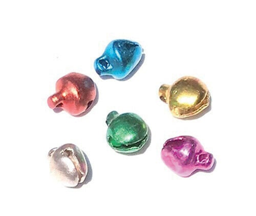 Dollhouse miniature jingle bells, 6 pack