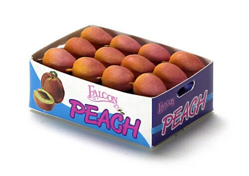 Dollhouse miniature peach case