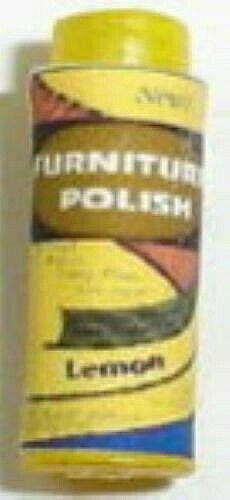 Dollhouse miniature furniture polish - spray can