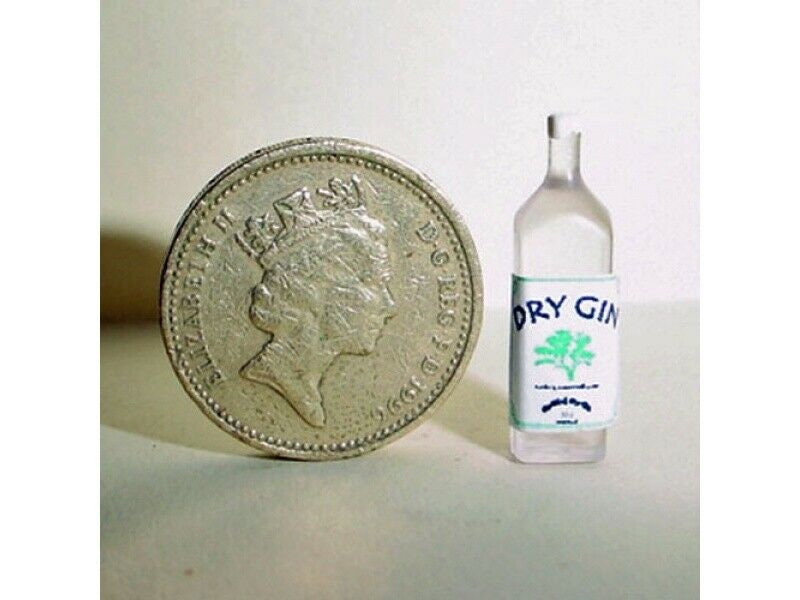 Acrylic gin bottle, handcrafted, imported from uk