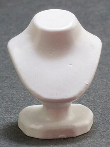 Dollhouse miniature white bust