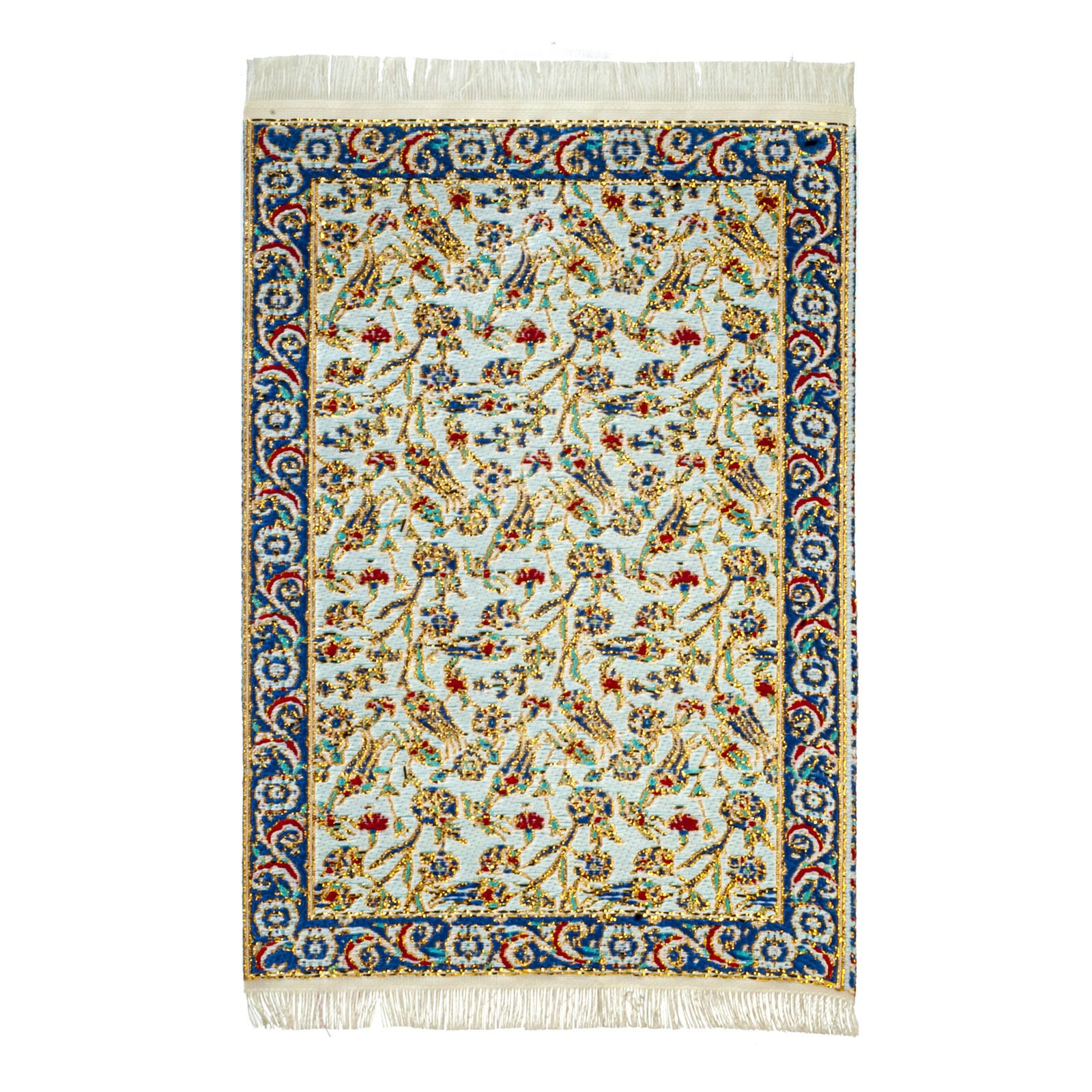 Dollhouse miniature turkish carpet 6x4 - #6805