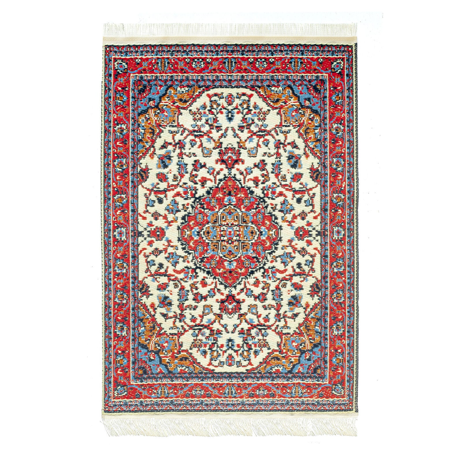Dollhouse miniature turkish carpet 6x4 - #6817