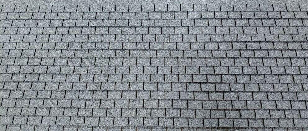 Granite square butt shingles 1:24 scale