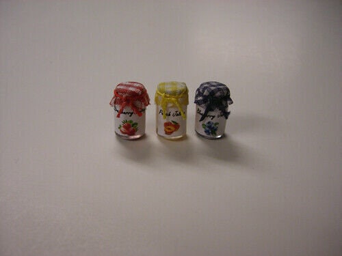 Dollhouse Jelly Jars Set of Three