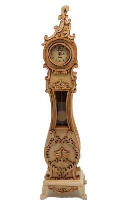 Dollhouse Miniature Clock 1:12 Unfinished