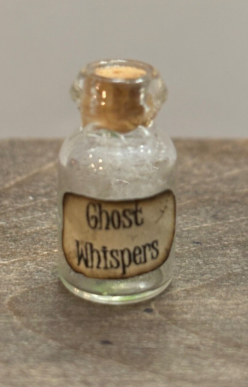 Dollhouse Miniature Halloween Jar - Ghost Whispers - Handcrafted