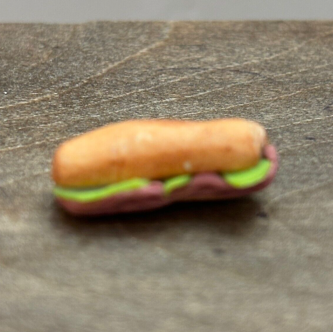 Dollhouse Miniature Sub Sandwich Handcrafted