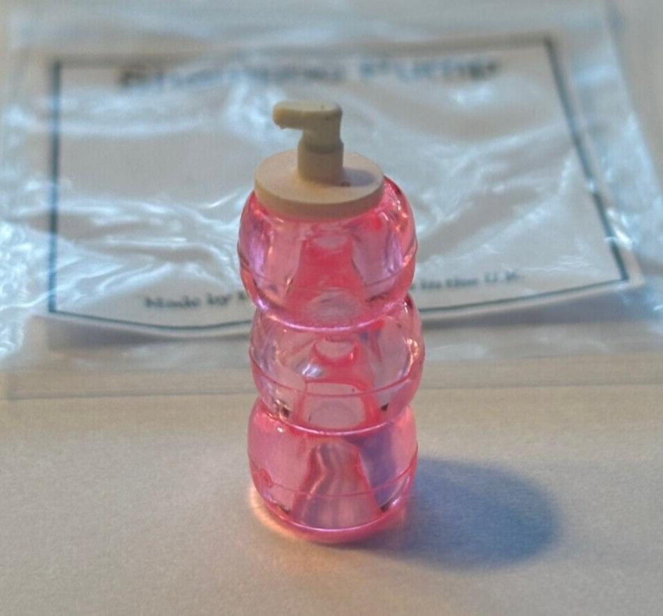 Dollhouse Miniature Pink Shampoo Pump by Delph Miniatures