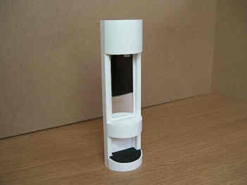 Dollhouse Miniature White Mirror Unit for Hair Salon by Delph Miniatures