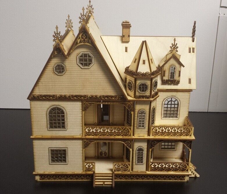 Jasmine Gothic Victorian Dollhouse Quarter Scale/ 1:48 Scale Kit