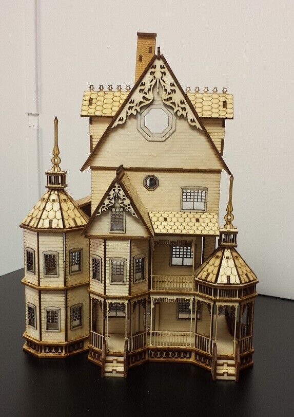 Ashley Gothic Victorian Quarter Scale Dollhouse Kit (1:48)