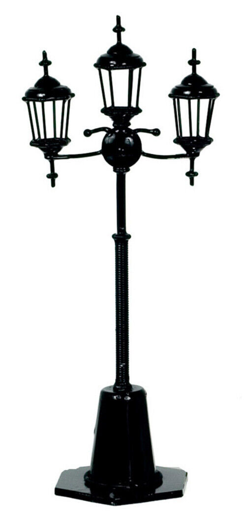 Dollhouse Miniature 3-Light Yard Lamp