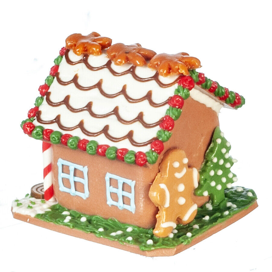 Dollhouse Miniature Christmas Gingerbread House #6766