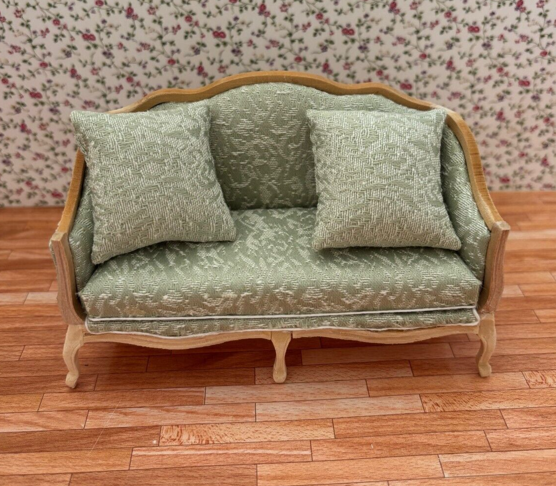 Dollhouse Miniature Unfinished Upholstered Sofa by JiaLi