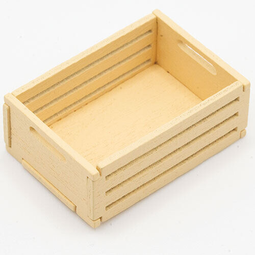 Dollhouse Miniature Small Wooden Crate