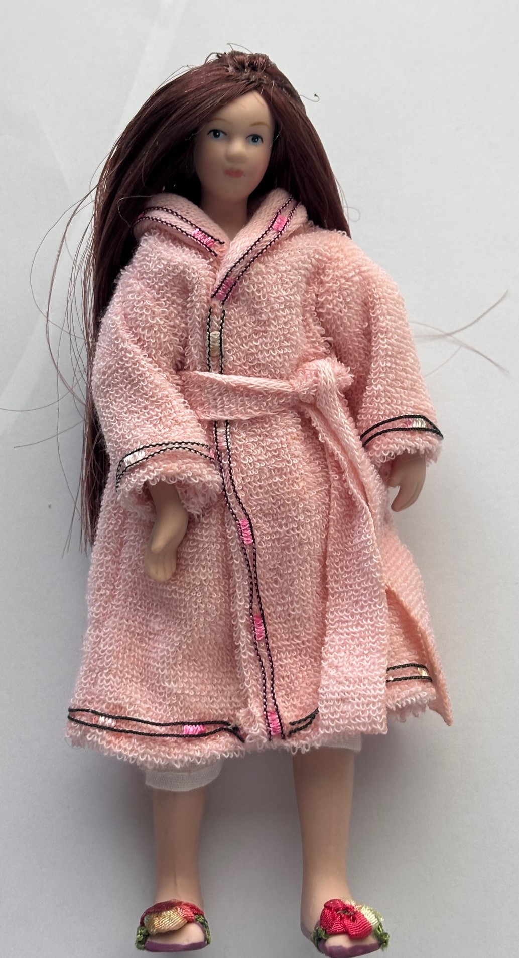 Dollhouse Doll - Woman in Bathrobe