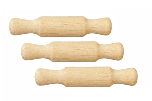 Dollhouse Miniature Rolling Pins Set of 3