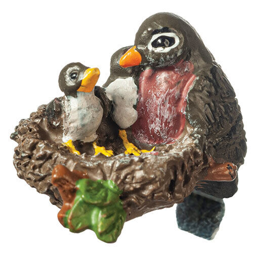 Dollhouse Miniature Robins Nest