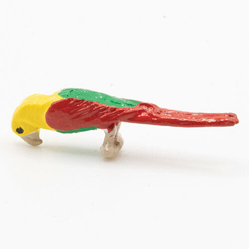 Dollhouse Miniature Parrot
