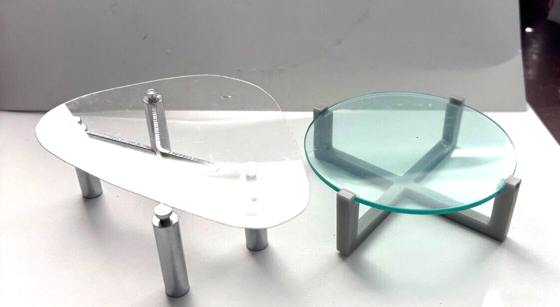Dollhouse Miniature Modern Tables Set of 2