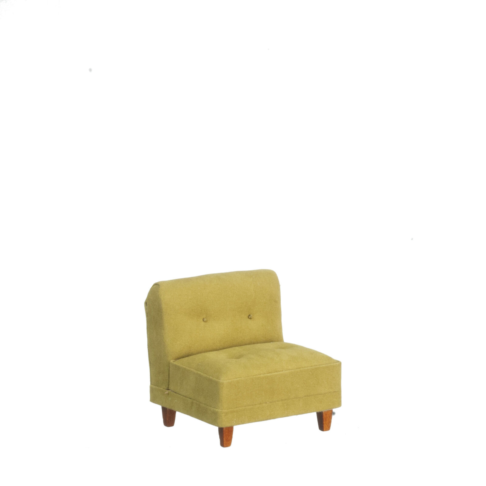 NEW From JBM - Dollhouse Miniature Mid Century Chair in Walnut