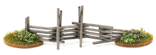 Dollhouse Miniature Cedar Fence - End
