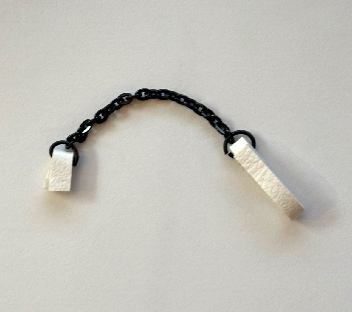 Dollhouse Miniature Dog Collar with Leash