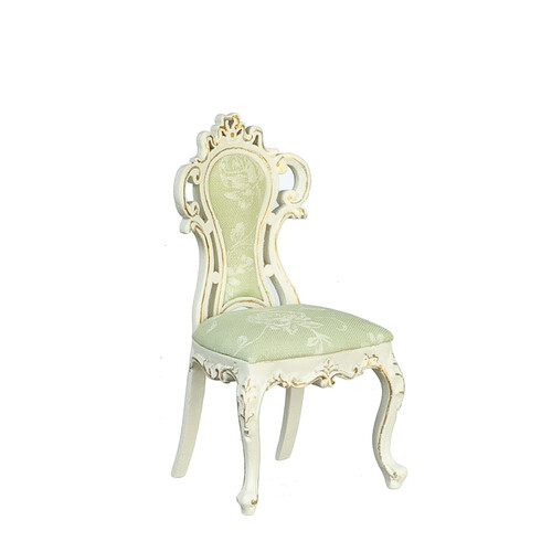 Dollhouse Miniature JBM American Late Victorian Chair in White