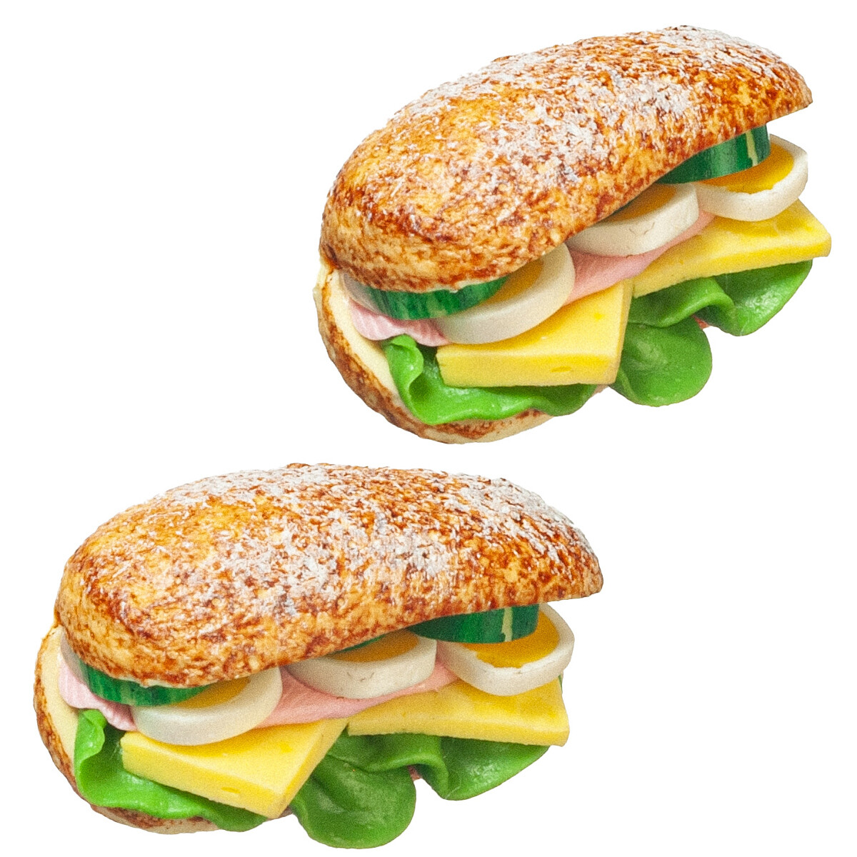 Dollhouse Miniature Set of 2 Sub Sandwiches