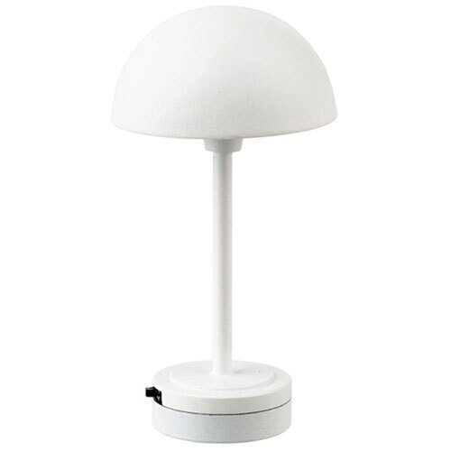 Miniature Dollhouse -  Battery Light -White Mushroom Lamp