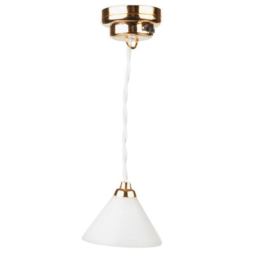 Miniature Dollhouse -  Battery Light -Milano Hanging Light