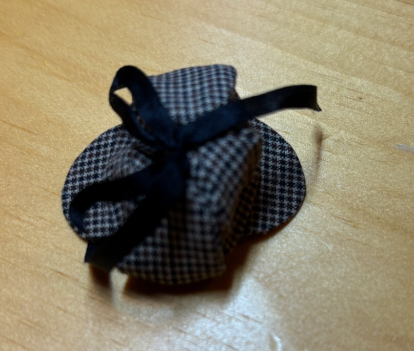 Heidi Ott Dollhouse Miniature Men's Deerstalker Hat