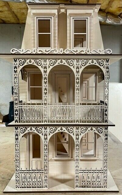 St. Charles French Quarter Dollhouse 1:12 Scale Kit