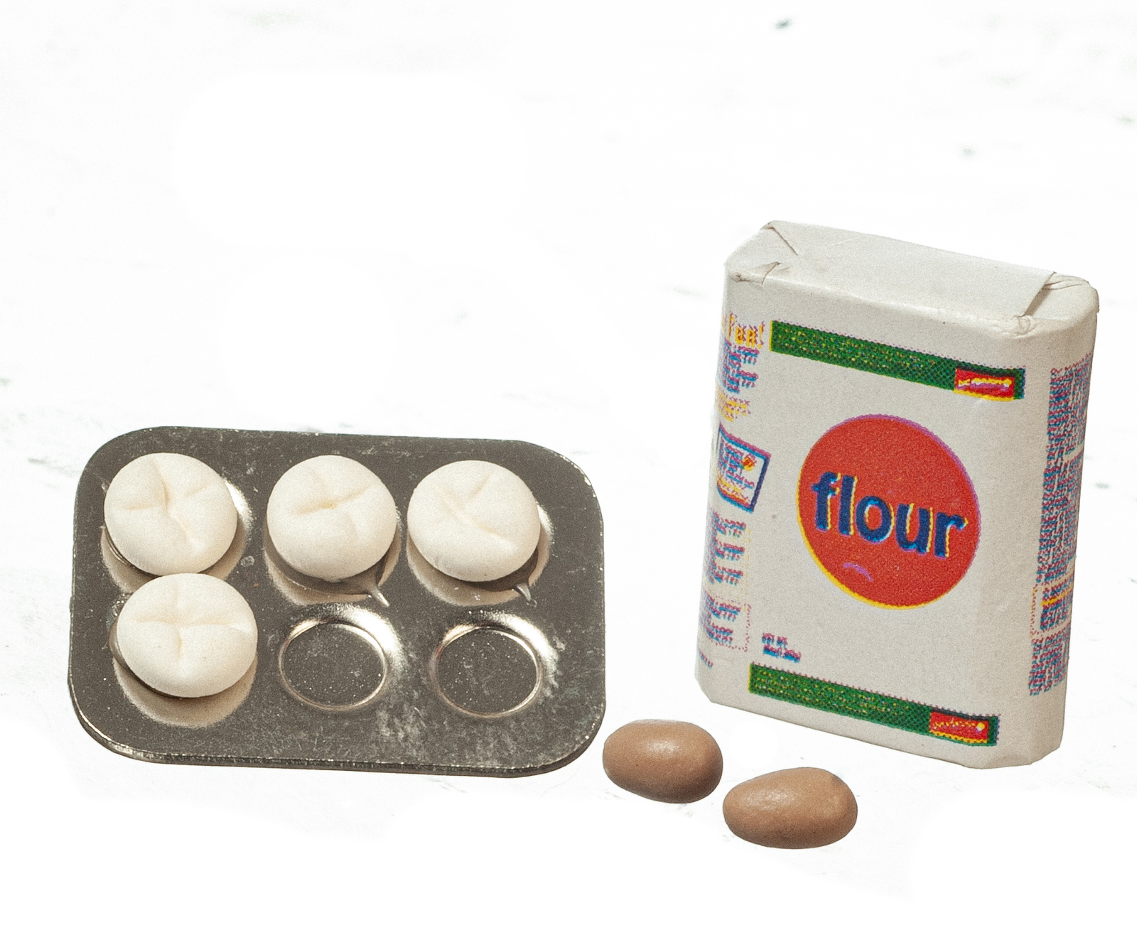 Dollhouse Miniature Baking Set of 4