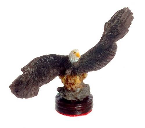 Dollhouse Miniature Eagle Figurine by Falcon Miniatures