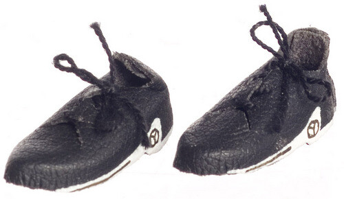 Dollhouse Miniature Basketball Shoes by Falcon Miniatures