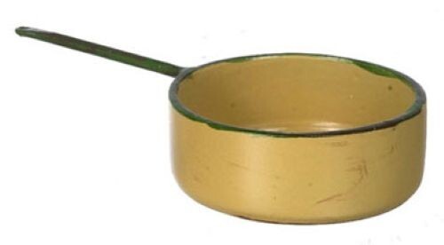 Dollhouse Miniature Large Gold Saucepan by Falcon Miniatures