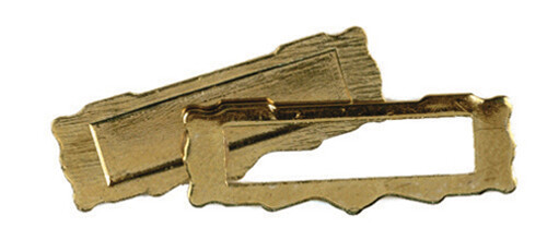 Dollhouse Miniature Brass Mail Slot by Houseworks