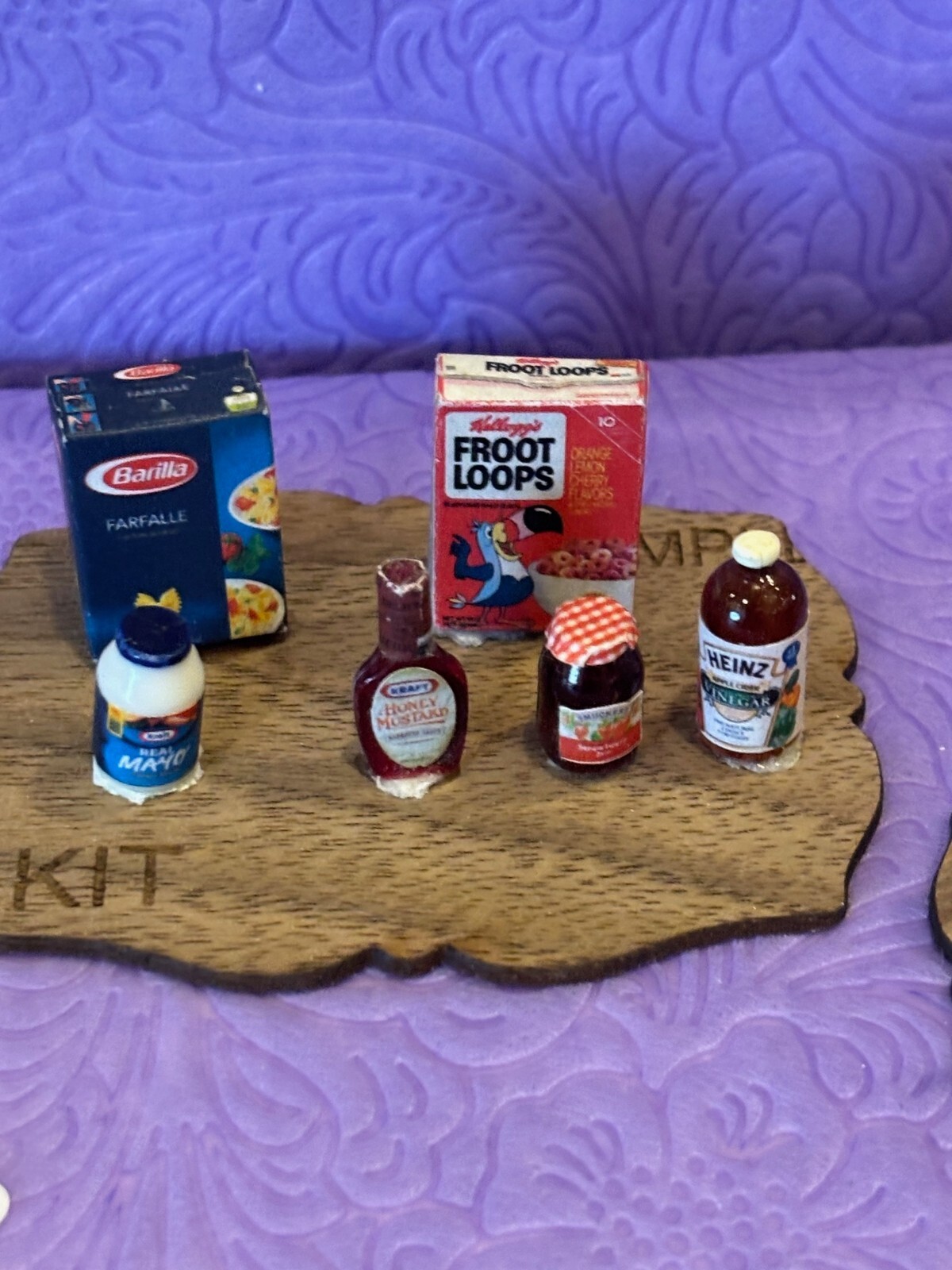 Dollhouse Miniature Kit to Make Grocery Set