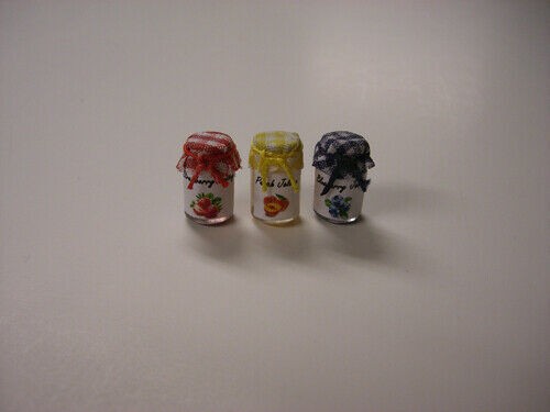 Dollhouse Jelly Jars Set of Three