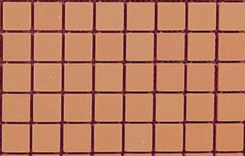 Dollhouse Miniature Patio Brick Sheet