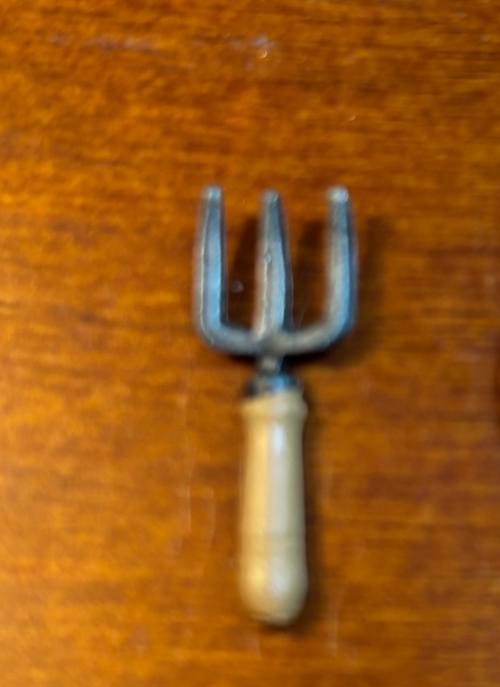 Dollhouse Miniature Garden Fork
