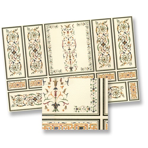 Dollhouse Deco Wall Panel Wallpaper  #34804 by World Model